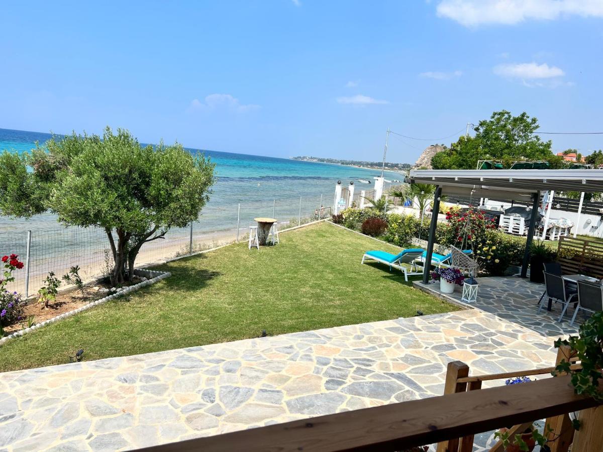 Beachfront Villa Athina Vergia 外观 照片